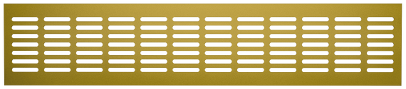 Решетка переточная алюминиевая с анодированным покрытием 480x80, Сhampagne 4808DP Al Сhampagne
