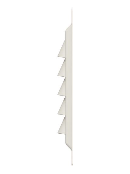 Решетка вентиляционная МЭ сетка 125х125 окрашенная сталь Ivory ERA