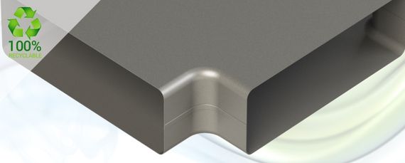 Тройник 250х80мм F/F QuadroDEC QDTFFF250x80