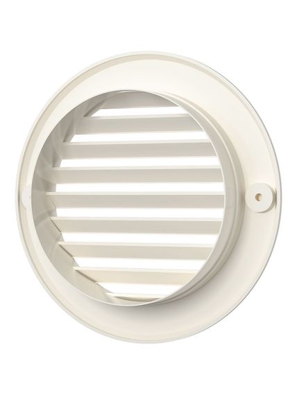 Решетка вентиляционная РКН фланец D100 D136 ASA Ivory ERA