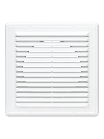 Решетка вентиляционная RF. фланец D100 разъемная 150x150 пластик ERA