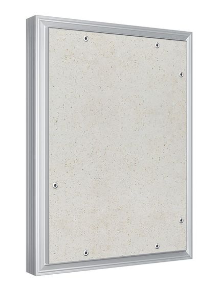 Люк ревизионный D Ceramo Optimum 300х400 скрыт.монтаж петля алюминий EVECS