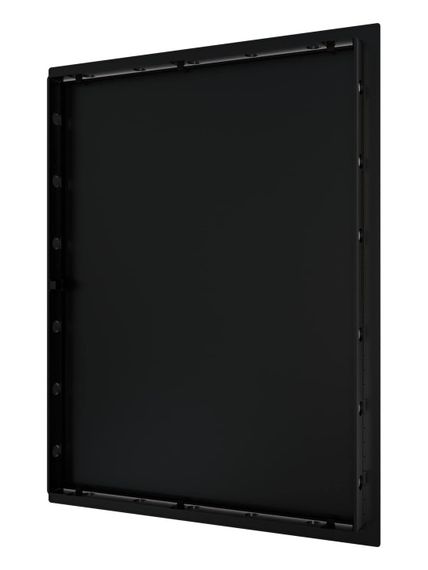 Люк ревизионный LN фланец 300х400 нажимной 327х427 пластик Black EVECS