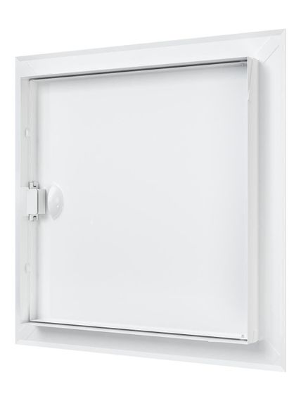 Люк ревизионный ЛТМ фланец 300х300 ручка магнит 360х360 окраш.сталь EVECS