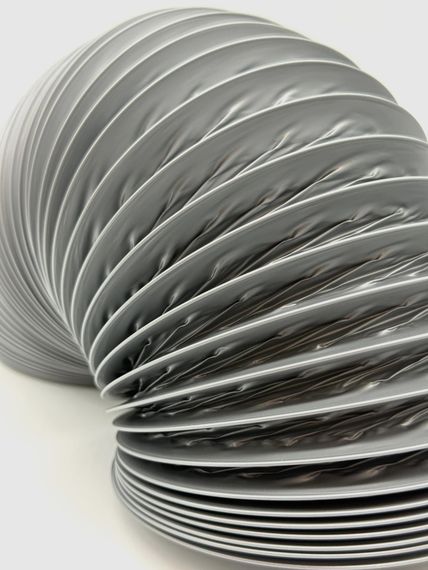 Воздуховод PF D100 армированный L1м ПВХ серый ERA