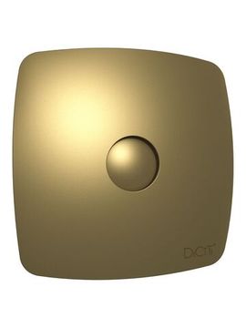 Вентилятор накладной RIO D125 обратный клапан Сhampagne DICITI