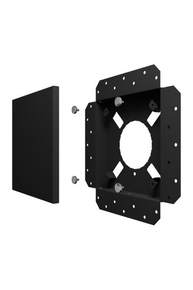 Решетка вентиляционная SGR 200х200 окраш. сталь Matt black ERA