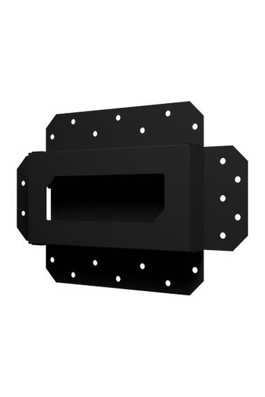 Решетка вентиляционная SGR 200х100 окраш. сталь Matt black ERA