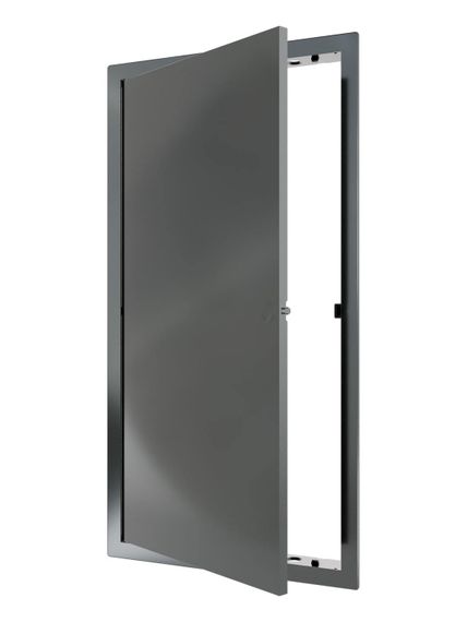 Люк ревизионный LN фланец 200х400 нажимной 223х423 пластик Gray EVECS