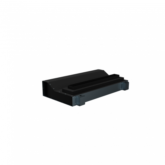 Flexag SHN-1-500-25-B щелевой диффузор с низкопрофильной КСД под гипсокартон, черный