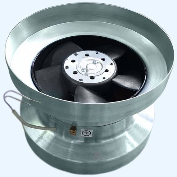 Вентилятор канальный термостойкий ВОК 200 Т (+150 С) (для камина, саун и бань, хамам)