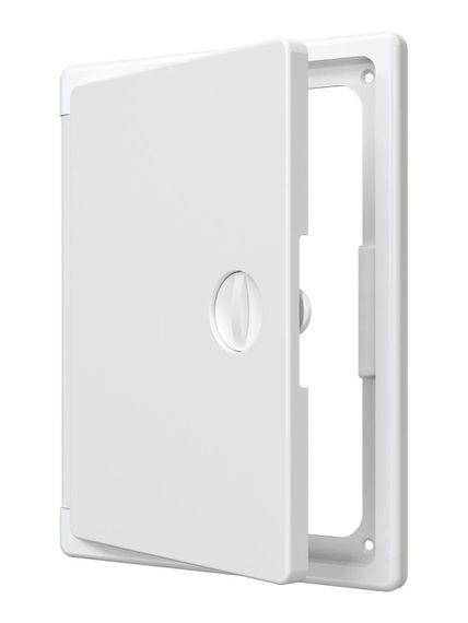 Люк ревизионный ЛТП накладной ручка-задвижка 150х200 пластик EVECS