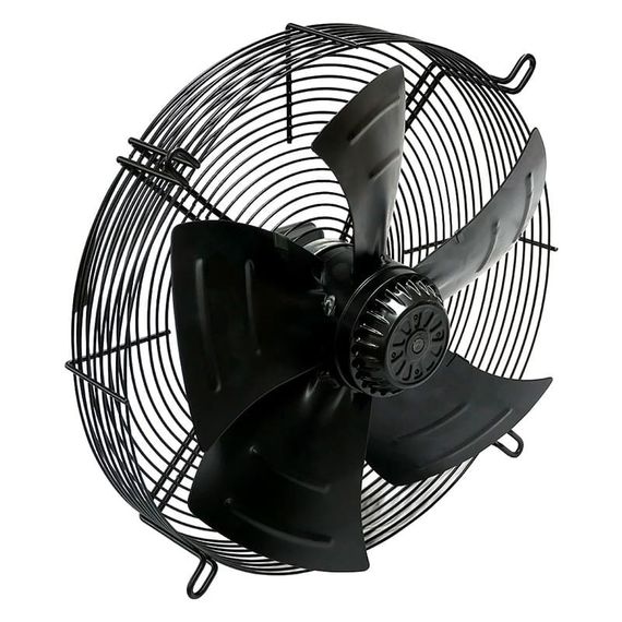 Осевой вентилятор с защитной решеткой Ровен YWF(K)4E-350-Z (Axial fans) всасывание