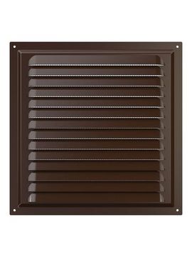 Решетка вентиляционная МЭ сетка 250х250 окрашенная сталь Brown ERA