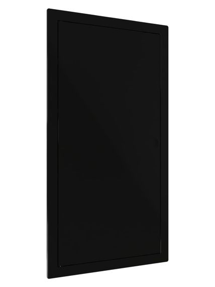 Люк ревизионный LN фланец 150х300 нажимной 172х322 пластик Black EVECS