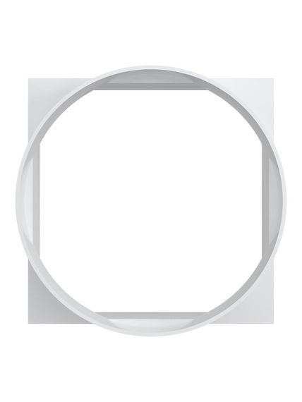 Переходник КВ D100 90х90 пластик ERA