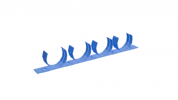 Flexag PS90x4-B планка клипс пластиковая крепежная