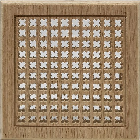Решетка декоративная деревянная на магнитах Пересвет К-04 200х200мм