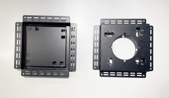 Вентилятор вытяжной теневой Visioner VD4 скрытого монтажа, под плитку