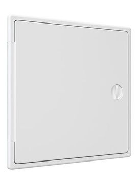 Люк ревизионный ЛТП накладной ручка-задвижка 250х250 пластик EVECS