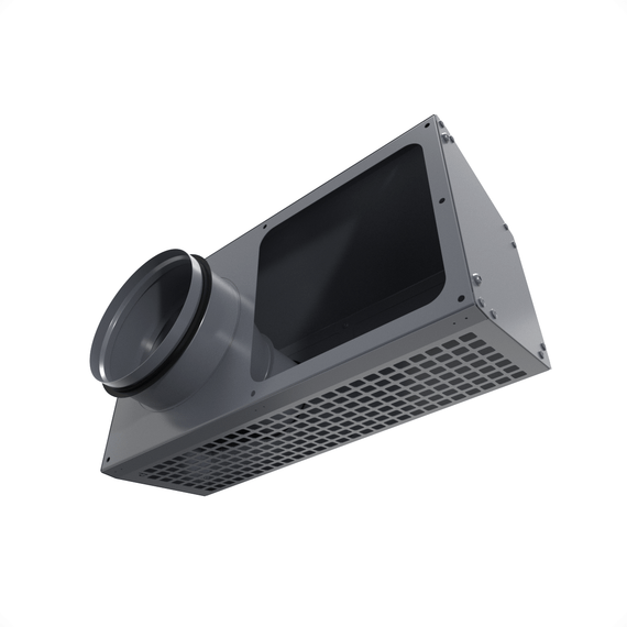 Provent IOS 125G решетка фасадная комбинированная приточно-вытяжная серая (RAL 7024)