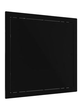 Люк ревизионный LN фланец 200x200 нажимной 224х224 пластик Black EVECS