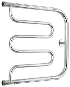 Полотенцесушитель водяной Стилье Тандем 2 полки 500х500 резьба-сгон 1"