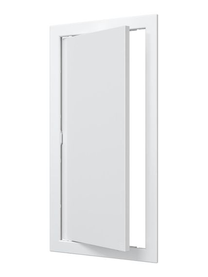 Люк ревизионный AD фланец 196х396 нажимной 218х418 пластик AURAMAX