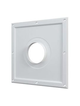 Площадка торцевая ПТМ (30х30) фланец D100 300х300 окрашенная сталь ERA