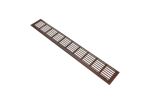 Решетка Визионер МВМС 300х40 мм Коричневая (RAL 8017)