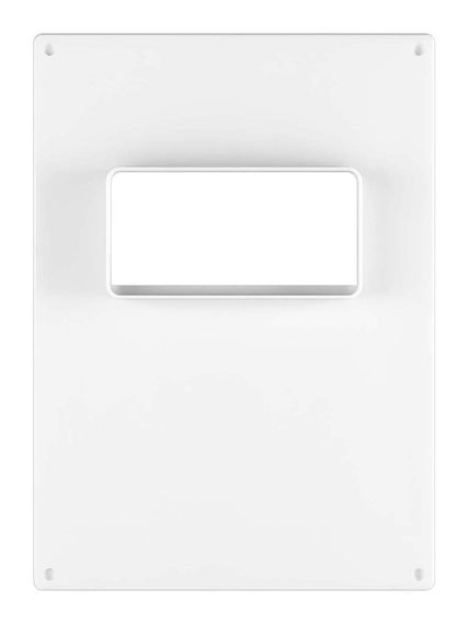 Площадка торцевая ПТГ фланец 110х55 горизонтальная 180х250 пластик ERA