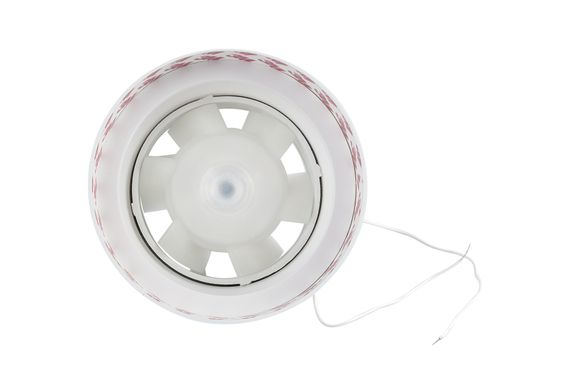 Диффузор теневой Visioner TDNP100/90 белый/белая крышка с приточно-вытяжным вентилятором для натяжного потолка с регулировкой потока воздуха D 100 мм