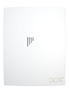 Вентилятор накладной BREEZE D100 обратный клапан Matt white DICITI