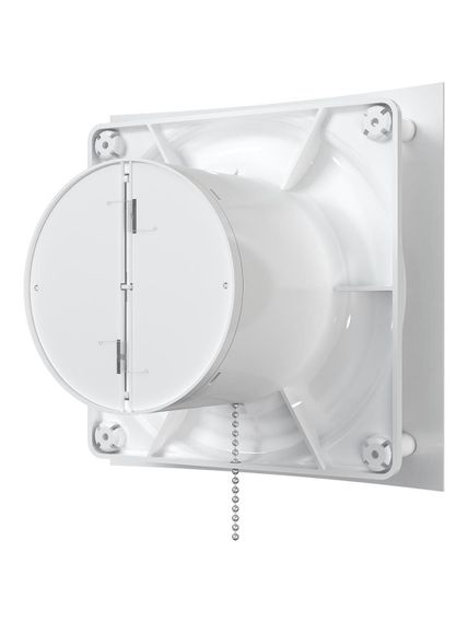 Вентилятор накладной QUADRO D100 обр.клапан тяг.выкл. ERA