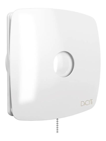 Вентилятор накладной RIO D125 обратный клапан тяговый выключатель DICITI