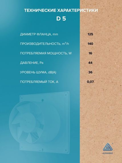 Вентилятор вытяжной теневой Visioner VD5 скрытого монтажа, под плитку