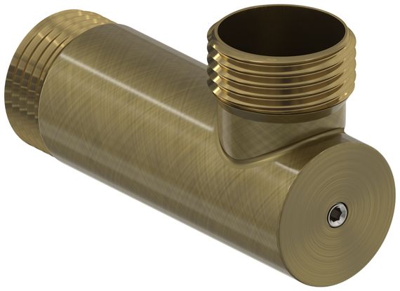 Уголок со спускным клапаном Сунержа переходной (G 1&quot; НР х G 1&quot; НР)