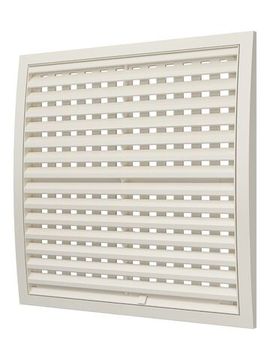 Решетка вентиляционная РРП разъемная регулируемая 350х350 пластик Ivory ERA