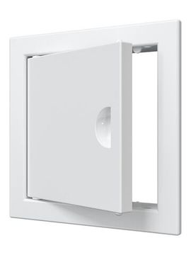 Люк ревизионный ЛР фланец 98х98 ручка 122х122 пластик EVECS