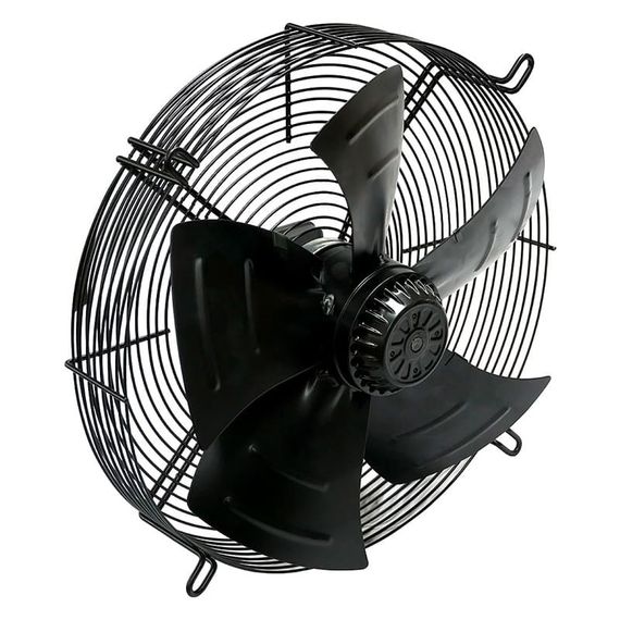 Осевой вентилятор с защитной решеткой Ровен YWF(K)4D-400-B-Z (Axial fans) нагнетание