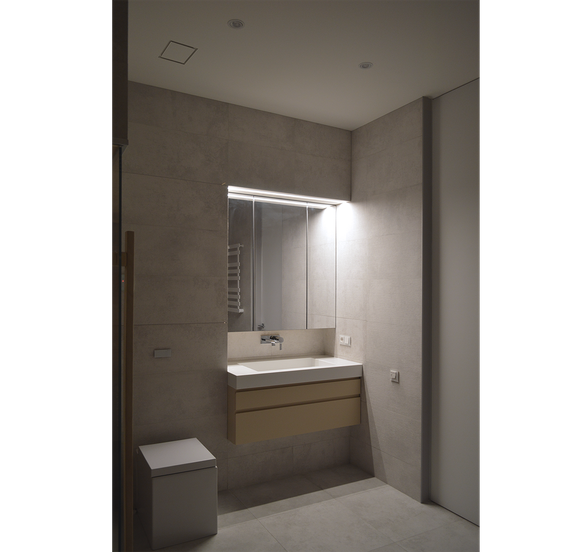 Диффузор под покраску скрытого монтажа SECRET FRAME D100мм