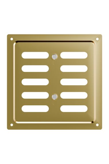 Решетка вентиляционная MER регулируемая 150x154 окраш.сталь Gold ERA