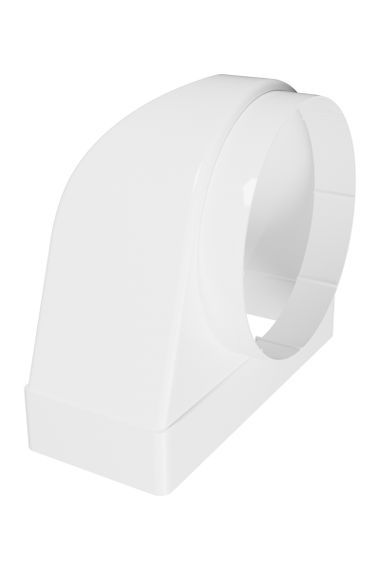 Переходник СККП D150 90° 90х220 пластик ERA