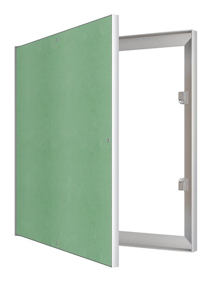 Люк ревизионный ЛПК 500х500 скрыт.монтаж алюминий EVECS