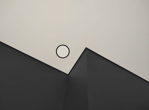 Диффузор теневой Visioner TDGK125/150 приточно-вытяжным вентилятором под гипсокартон с регулировкой потока воздуха D125 мм