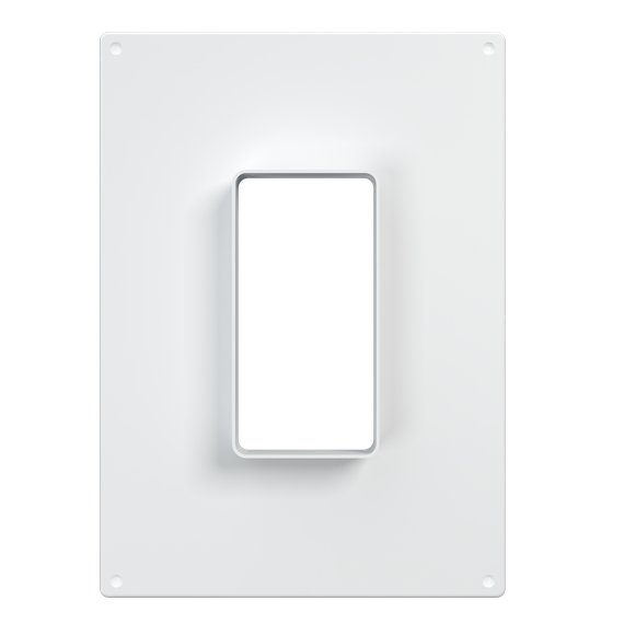 Площадка торцевая ПТВ фланец 60х120 вертикальная 180х250 пластик ERA