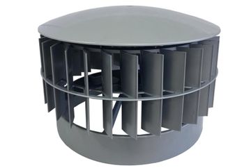 Ротационная вентиляционная турбина, РВТ Ø 355 мм серебристый RAL 7004, серия Hurricane