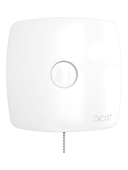 Вентилятор накладной RIO D100 обратный клапан тяговый выключатель DICITI