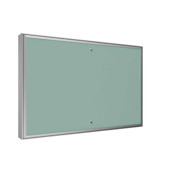 Люк ревизионный D Ceramo Base 600х400 скрытый монтаж съемный алюминий EVECS