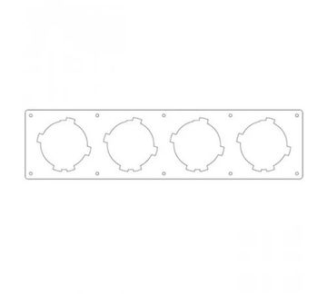 Provent MP 90x4 Монтажная панель на 4 выхода